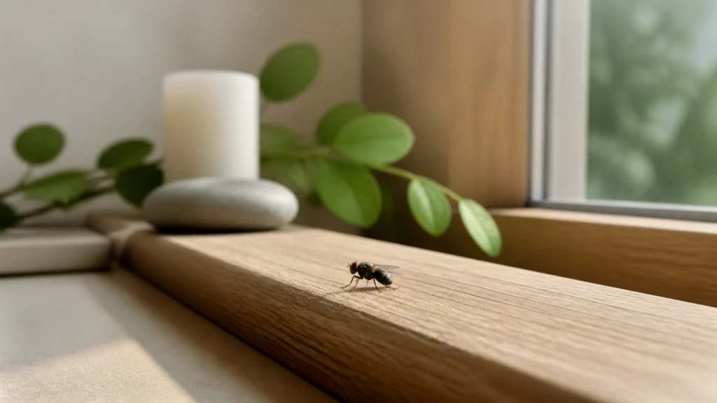 Illustration éditoriale pour l’article « Quelle est la signification spirituelle de la mouche »