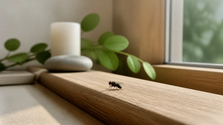 Illustration éditoriale pour l’article « Quelle est la signification spirituelle de la mouche »