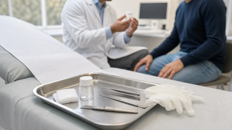 Illustration éditoriale pour l’article « Tout savoir sur la biopsie chirurgicale et son diagnostic »
